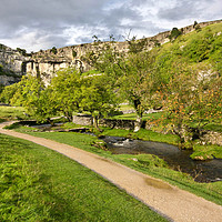 Buy canvas prints of Malham Cove Yorkshire by Gary Kenyon