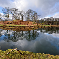 Buy canvas prints of Reflections On The River Brathay by Gary Kenyon