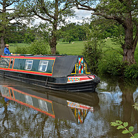 Buy canvas prints of Sailing Down The Lancaster Canal by Gary Kenyon