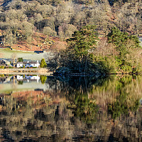 Buy canvas prints of Rydalwater Reflections Lake District by Gary Kenyon
