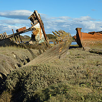 Buy canvas prints of Trio of Ship Wrecks by Gary Kenyon