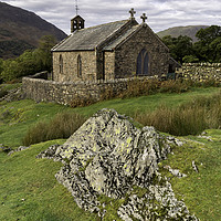 Buy canvas prints of St James Church Buttermere by Gary Kenyon