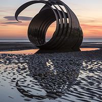 Buy canvas prints of Sunset By Mary's Shell Cleveleys by Gary Kenyon