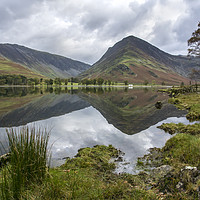 Buy canvas prints of Fleetwith Pike Reflections by Gary Kenyon