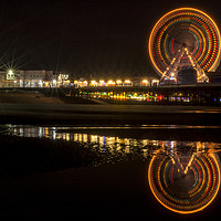 Buy canvas prints of Old Lights On The Big Wheel by Gary Kenyon