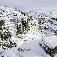 Buy canvas prints of Kinder Downfall Frozen by Gary Kenyon