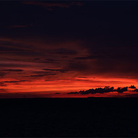 Buy canvas prints of Maldivian Red Sunset by Jon Bryant