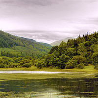 Buy canvas prints of Loch Monzievaird by Thanet Photos