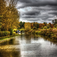 Buy canvas prints of Oxford canal by Thanet Photos