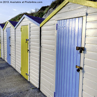 Buy canvas prints of Beach chalets by Thanet Photos
