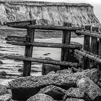 Buy canvas prints of Rusty railings by Thanet Photos
