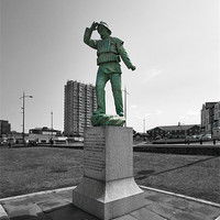 Buy canvas prints of Memorial statue by Thanet Photos