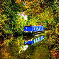 Buy canvas prints of canal boat by Thanet Photos