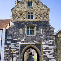 Buy canvas prints of The Fisher gate, Sanwich by Thanet Photos
