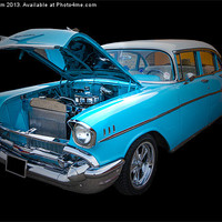 Buy canvas prints of 57 chevy by Thanet Photos