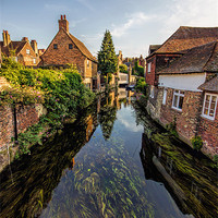 Buy canvas prints of River stour Canterbury by Thanet Photos
