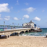 Buy canvas prints of Bournemouth pier by Thanet Photos