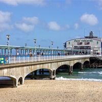 Buy canvas prints of Bournemouth pier 2 by Thanet Photos