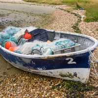 Buy canvas prints of Old fishing boat by Thanet Photos