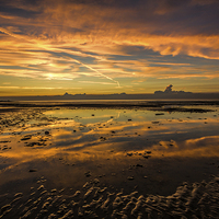 Buy canvas prints of Minnis bay sunset by Thanet Photos