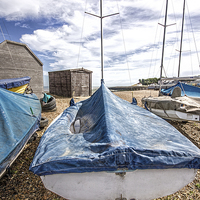 Buy canvas prints of Boats on the beach by Thanet Photos
