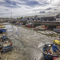 Buy canvas prints of Whitstable harbour by Thanet Photos