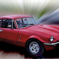 Buy canvas prints of Triumph GT6 by Thanet Photos