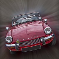 Buy canvas prints of Triumph Spitfire by Thanet Photos