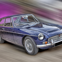 Buy canvas prints of MG Mgc GT by Thanet Photos