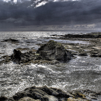 Buy canvas prints of Rugged Scottish coast by Thanet Photos