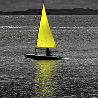 Buy canvas prints of Lone sail by Thanet Photos