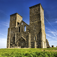 Buy canvas prints of Reculver towers by Thanet Photos