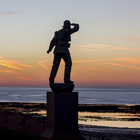 Buy canvas prints of Margate statue by Thanet Photos