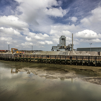 Buy canvas prints of Cement works by Thanet Photos