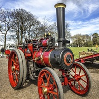 Buy canvas prints of Vintage steam engine by Thanet Photos