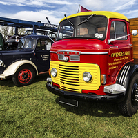 Buy canvas prints of collection of old lorries by Thanet Photos
