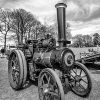 Buy canvas prints of Mono steam engine by Thanet Photos