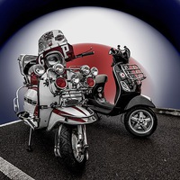 Buy canvas prints of We are the mods by Thanet Photos