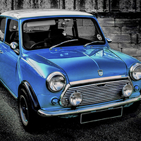 Buy canvas prints of Blue mini by Thanet Photos