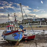 Buy canvas prints of Boats in the harbour by Thanet Photos