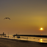 Buy canvas prints of Golden Sunset by Thanet Photos