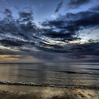 Buy canvas prints of Beach sunset by Thanet Photos