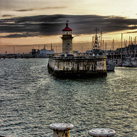Buy canvas prints of  Ramsgate harbour scene by Thanet Photos