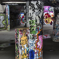 Buy canvas prints of Graffiti  by Thanet Photos