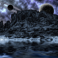 Buy canvas prints of  Space fantasy art by Thanet Photos