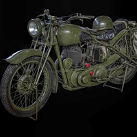 Buy canvas prints of  BSA M20 by Thanet Photos