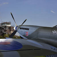 Buy canvas prints of  Spitfire Manston by Thanet Photos