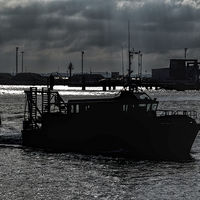 Buy canvas prints of  Industrial seascape by Thanet Photos