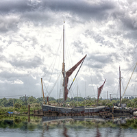 Buy canvas prints of  Thames barge  by Thanet Photos