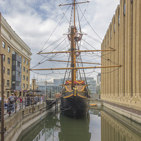 Buy canvas prints of  Golden Hinde II by Thanet Photos